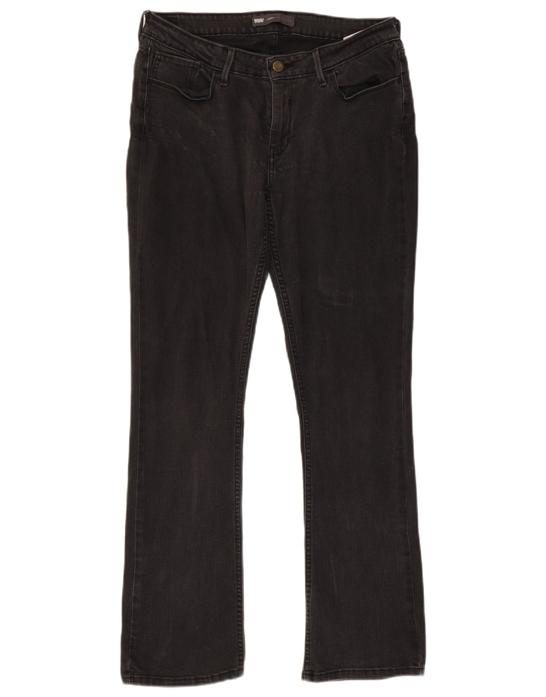 Levi's Legging Bootcut Jeans til kvinder W32 L32 sort bomuld