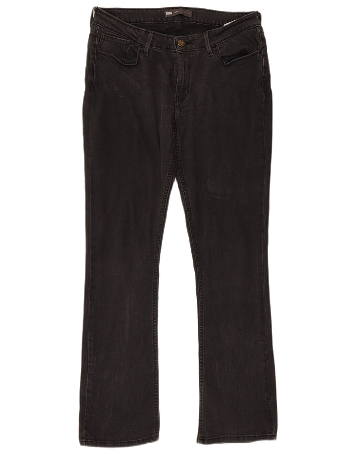 Levi's Legging Bootcut Jeans til kvinder W32 L32 sort bomuld