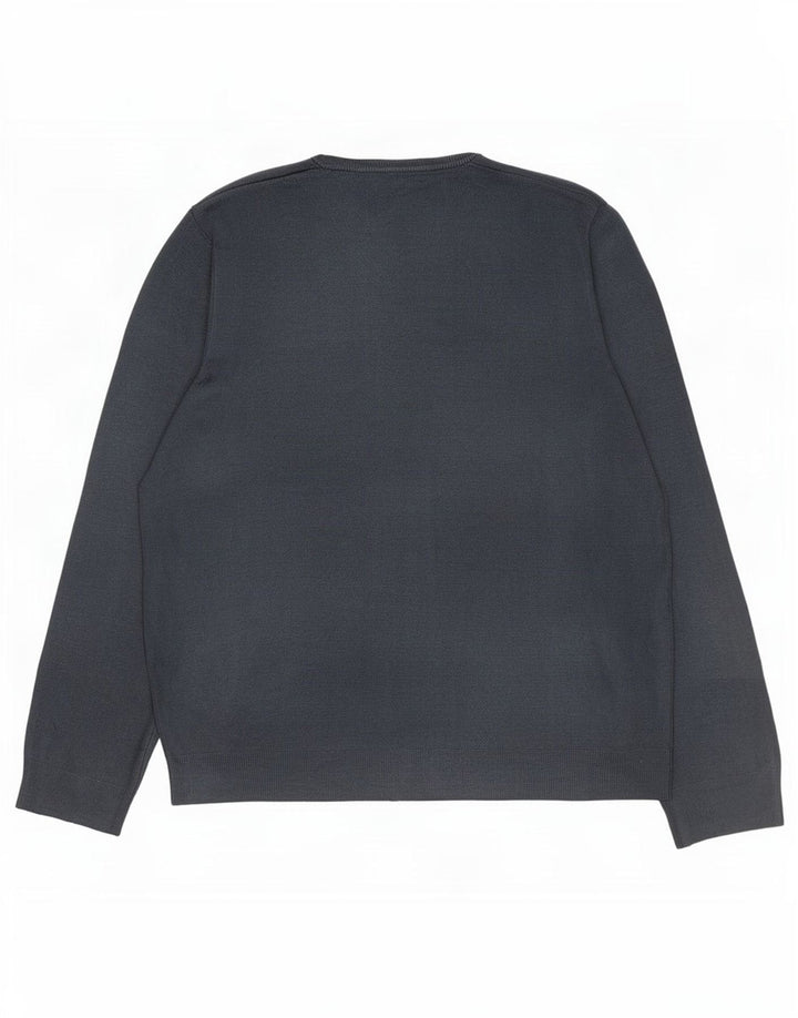 Marks & Spencer Herre V-hals sweater 2XL Grå Akryl
