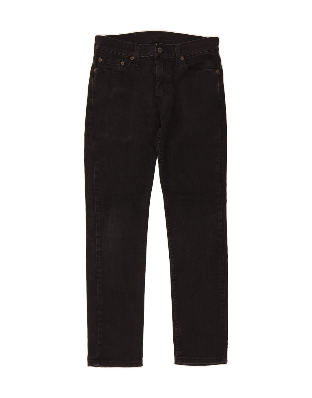 LEVI'S Womens 511 Slim Jeans W29 L30 Black Cotton Vintage Levi's and Second-Hand Levi's from Messina Hembry 
