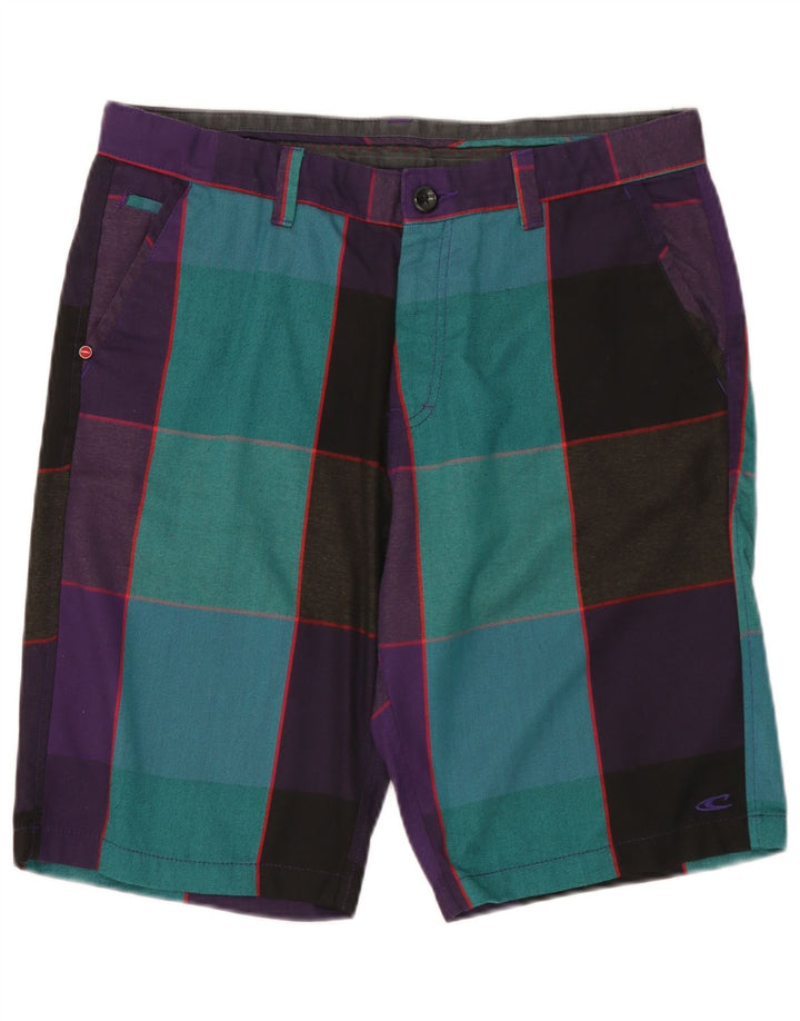 O'Neill Chino Shorts til mænd W34 Stor flerfarvet ternet polyester