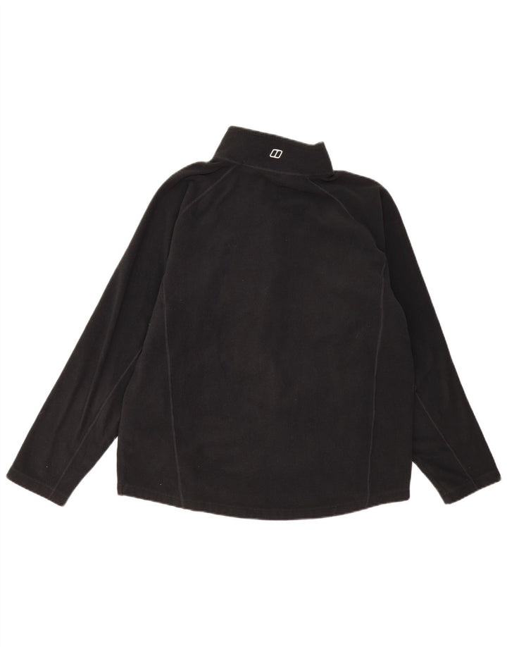 Berghaus Fleecejakke til kvinder UK 16 Stor sort polyester