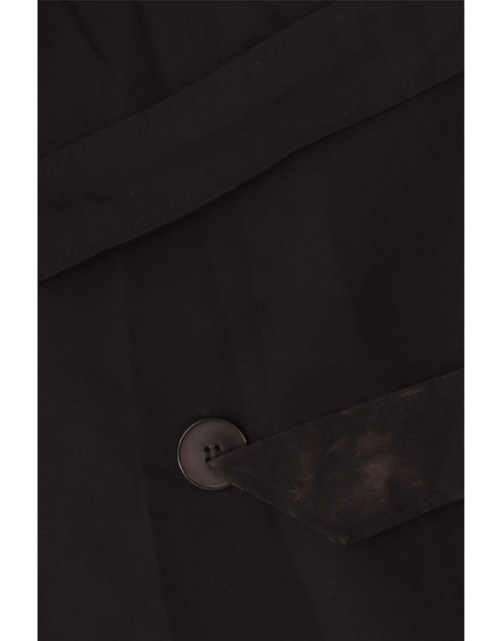 Marks & Spencer dobbeltradet trenchcoat til kvinder DK 20 2XL Sort