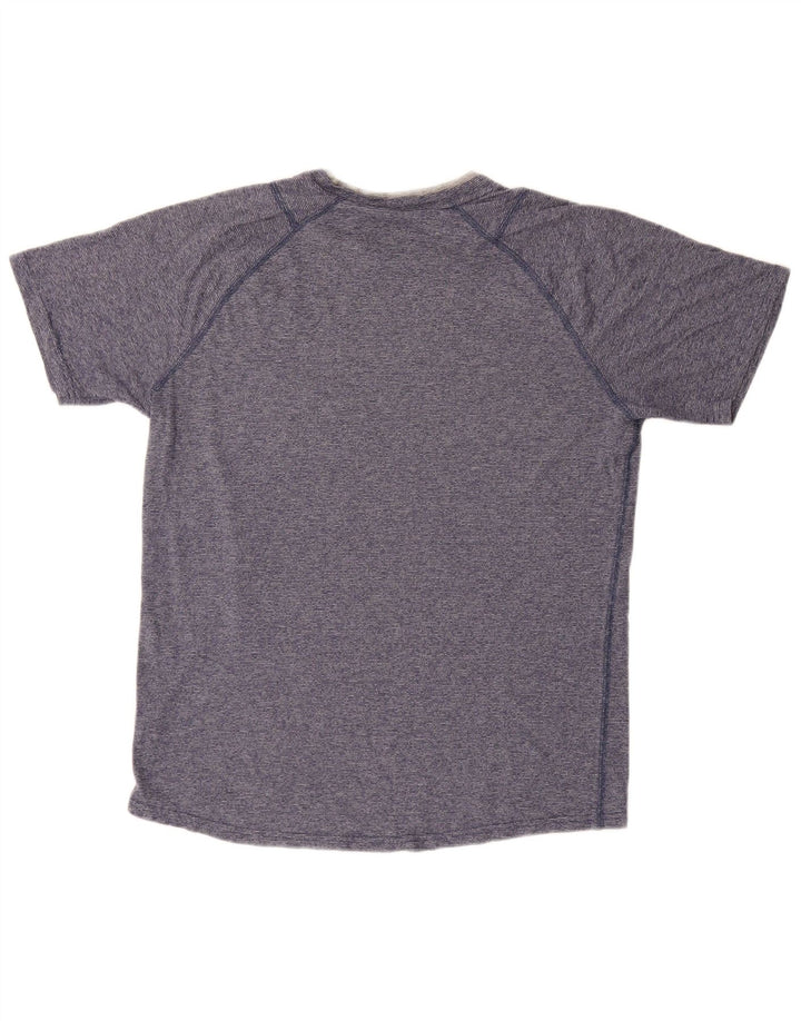 PUMA T-shirt top mellemblå nålestribe til mænd