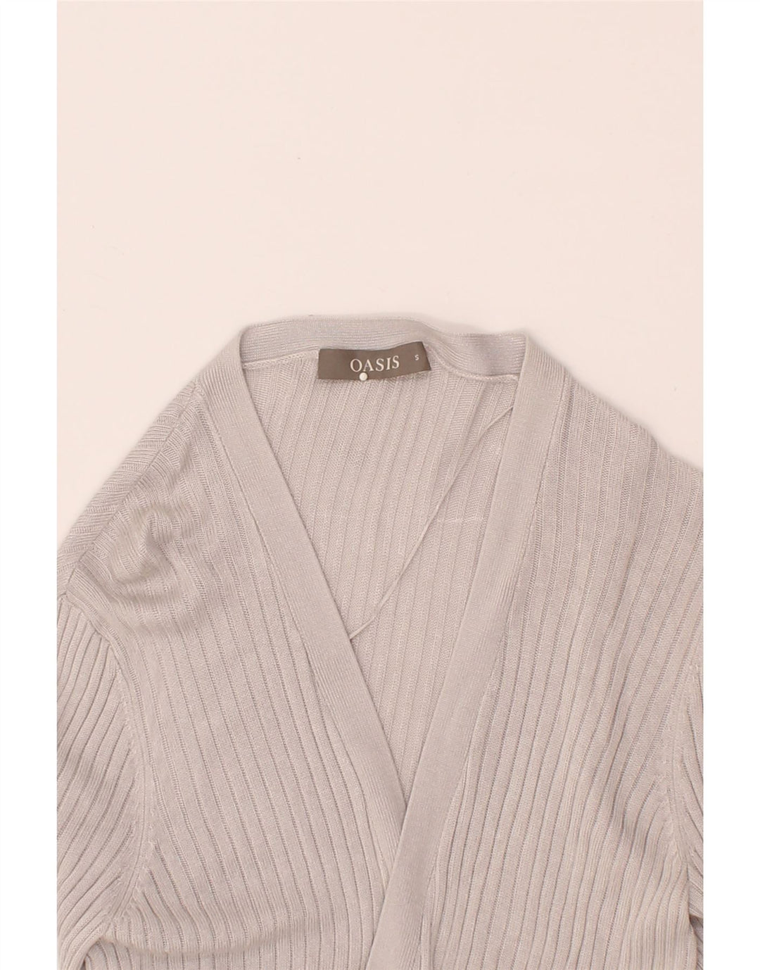 OASIS Womens Oversized Longline Open Cardigan Sweater UK 10 Small Grey Vintage Oasis and Second-Hand Oasis from Messina Hembry 