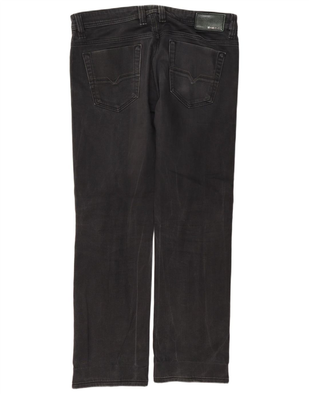 Diesel Herre Viker Straight Jeans W33 L32 Grå Bomuld