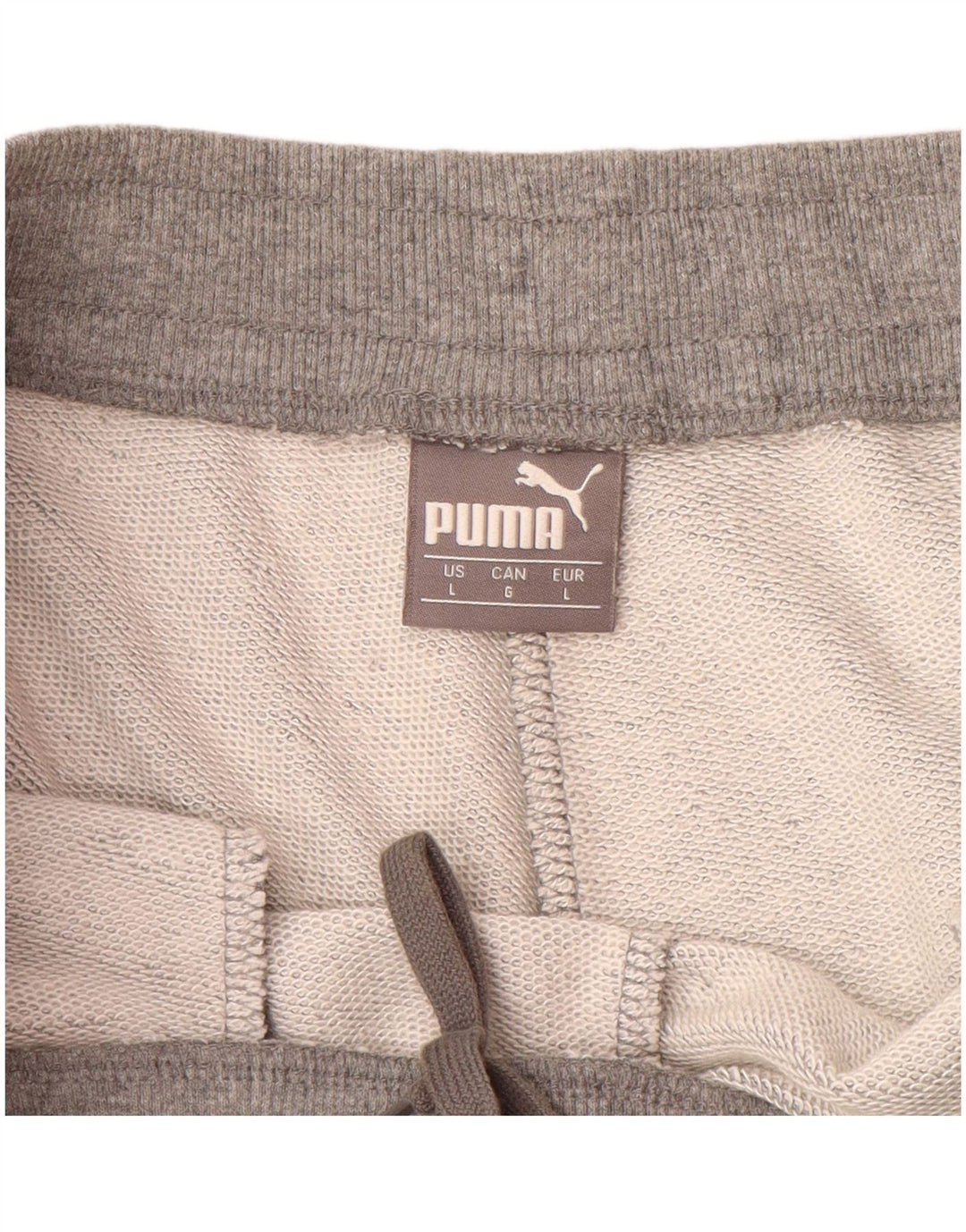 PUMA Mens Sport Shorts Large  Grey Flecked Cotton