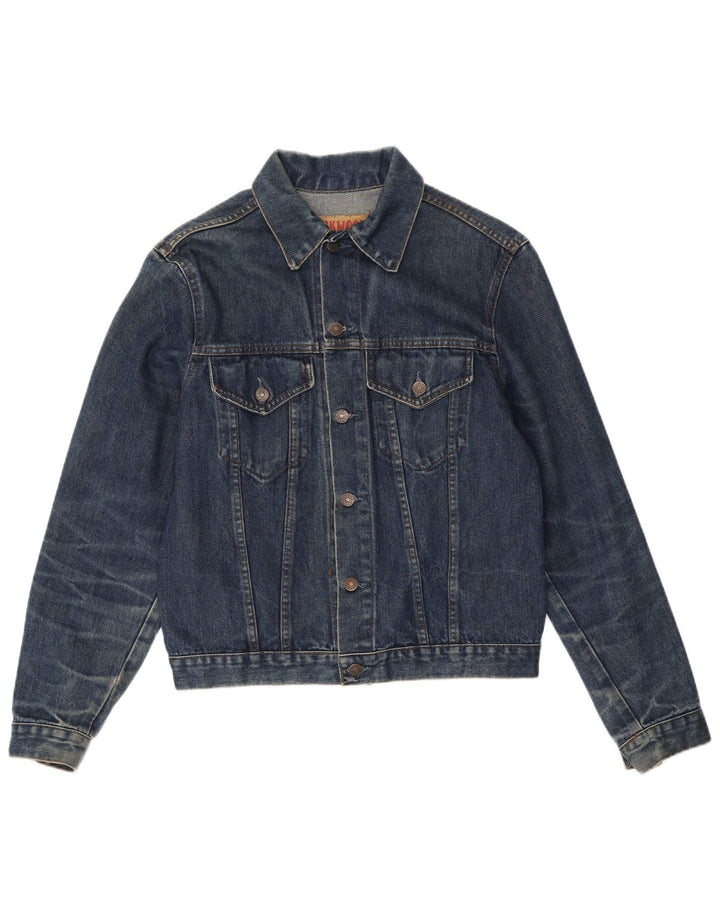 Vintage denimjakke til mænd UK 40 Large Navy Blue