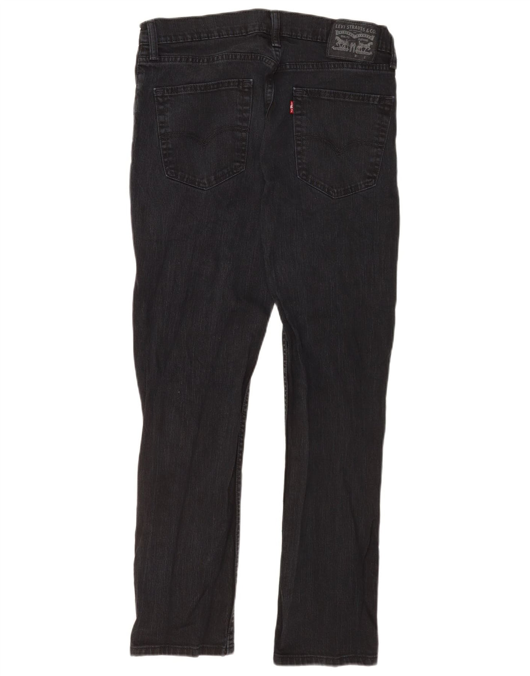 Levi's Slim Jeans til mænd W33 L30 sort bomuld