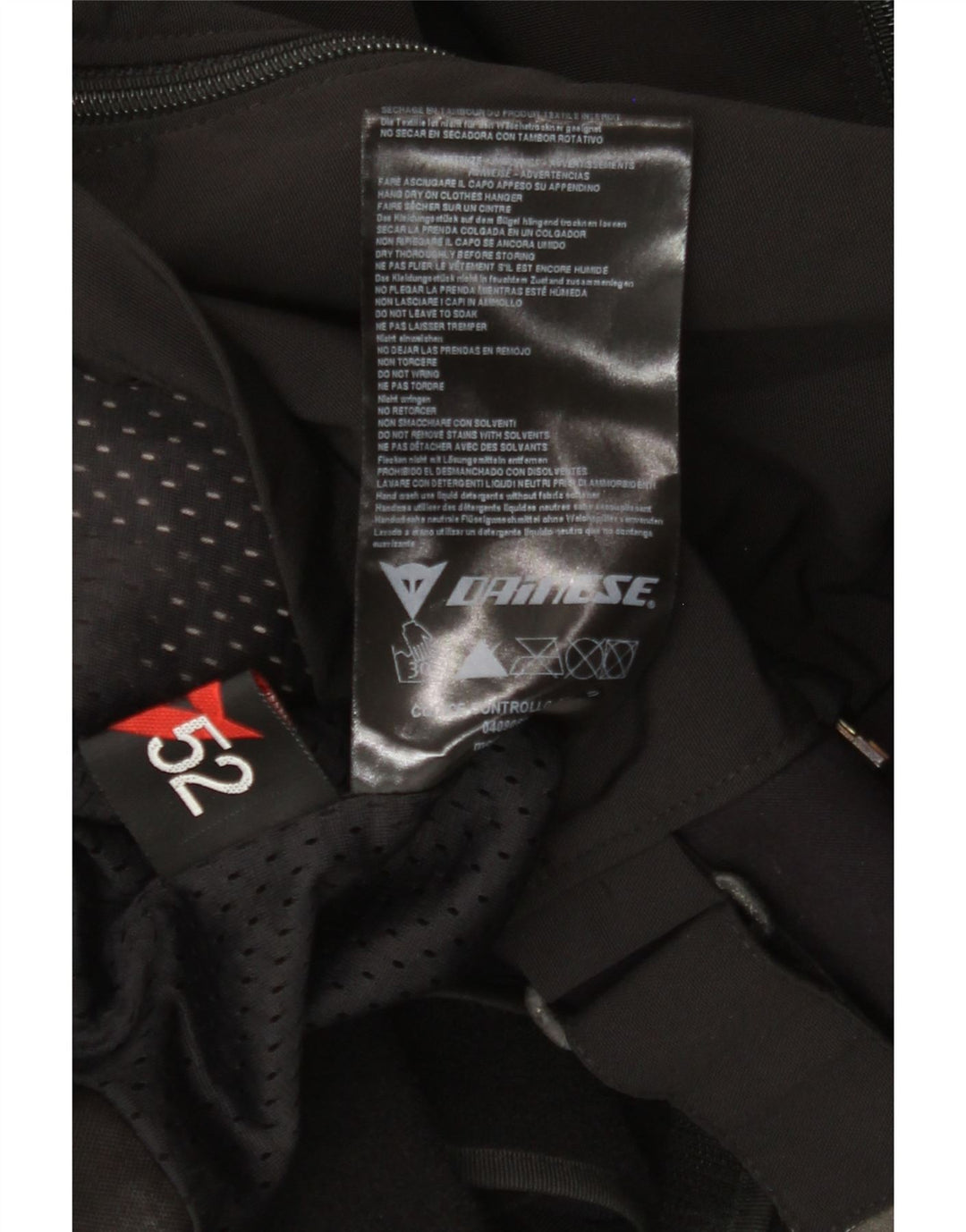 Dainese Racerjakke til mænd str. 52 Medium Sort Colourblock Nylon