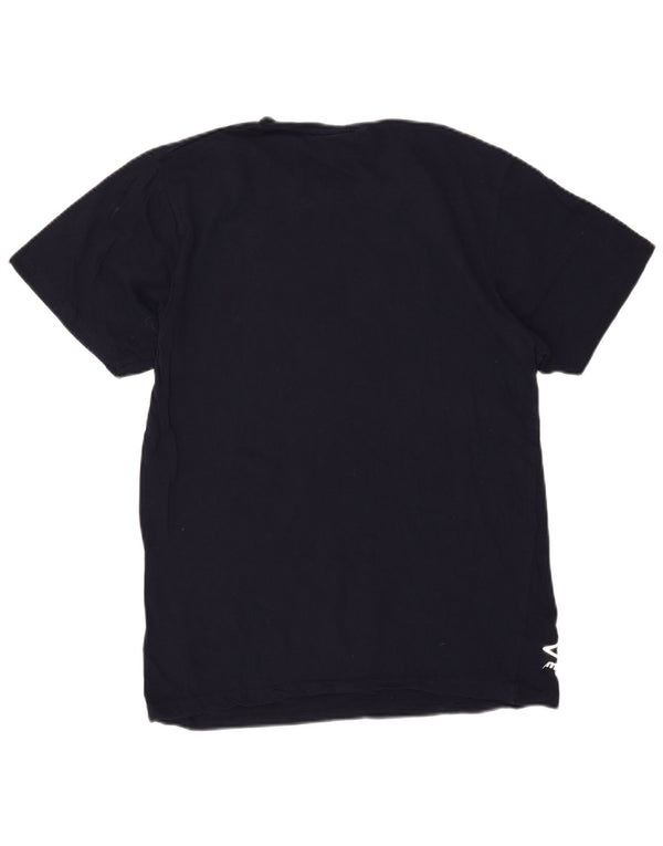 Umbro Mens Graphic T-Shirt Top XL Navy Blue Cotton