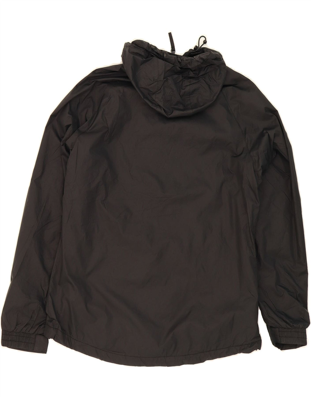 MOUNTAIN WAREHOUSE Womens Hooded Windbreaker Jacket UK 14 Large Black Vintage Mountain Warehouse and Second-Hand Mountain Warehouse from Messina Hembry 