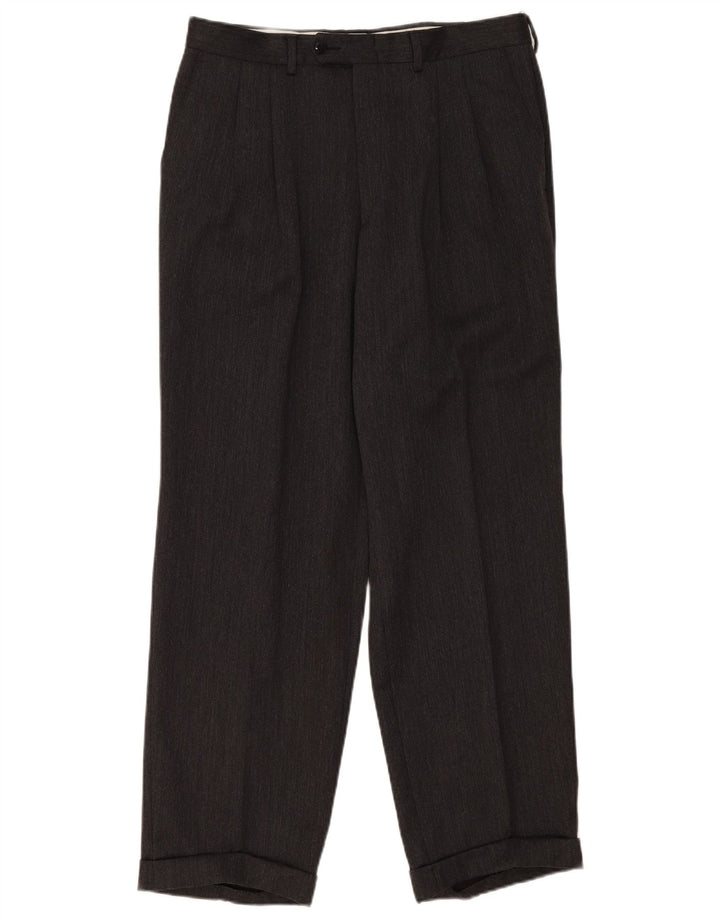 Cacharel Herre Pegged Suit Bukser IT 50 Large W34 L31 Grå
