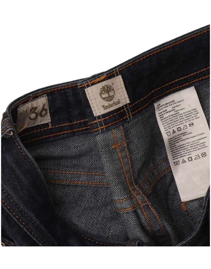 Timberland Straight Jeans til mænd W36 L31 Marineblå bomuld