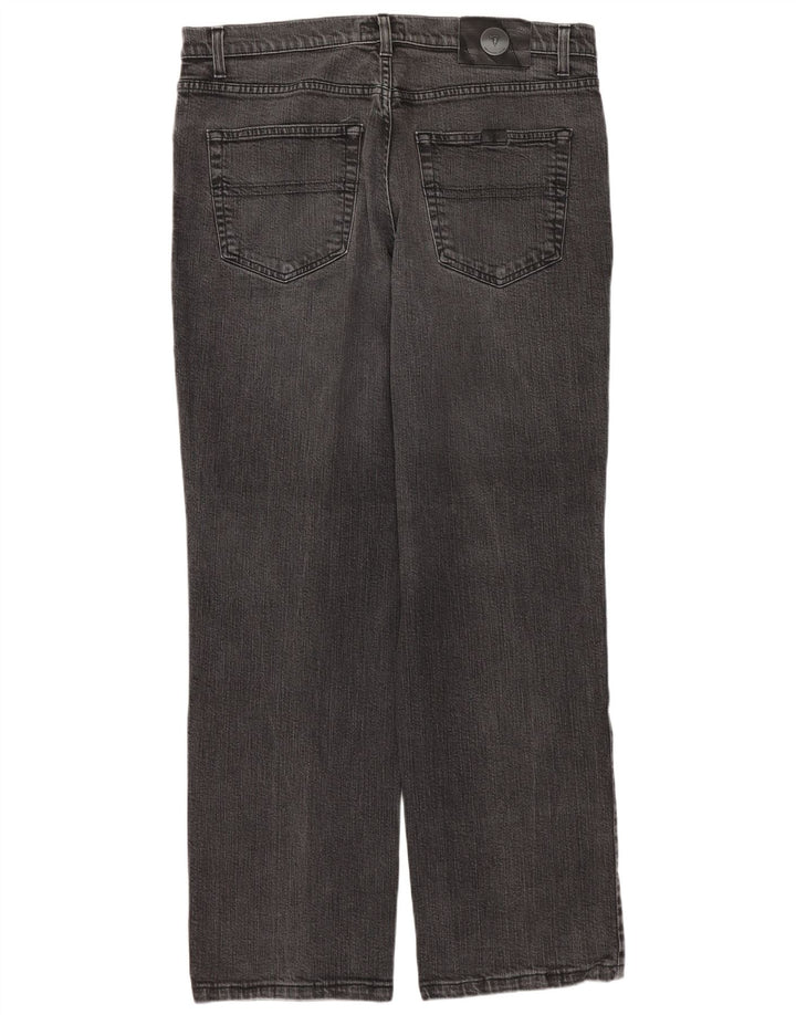 TRUSSARDI Straight jeans til mænd W36 L29 Grå bomuld