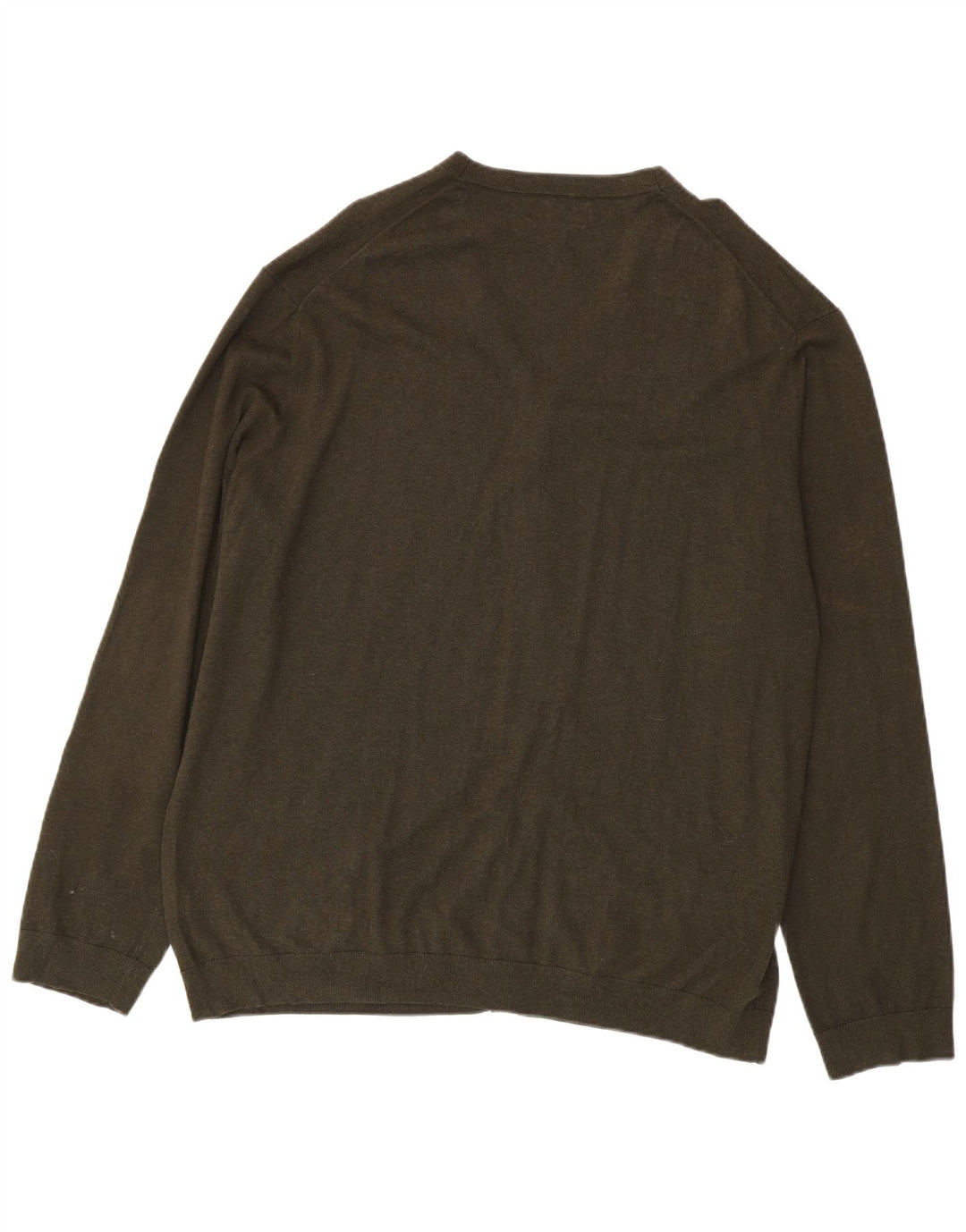 Marks & Spencer Herre cardigan sweater 2XL Khaki Bomuld