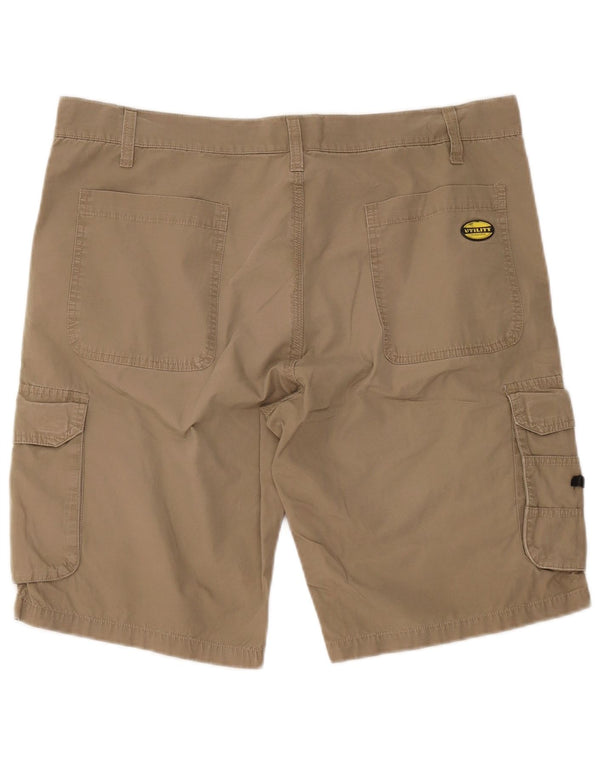 Diadora Herre Cargo Shorts XL W38 Beige Bomuld