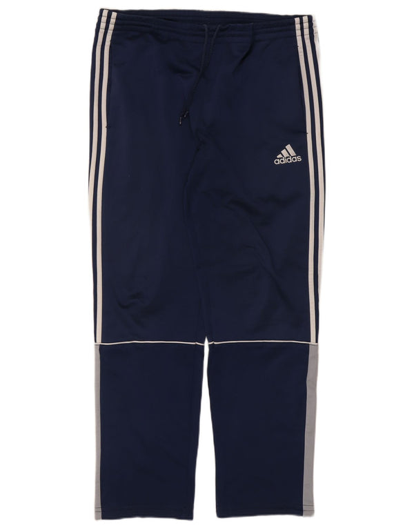 Adidas Træningsdragtsbukser til mænd UK 36/38 Small Navy Blue Colourblock