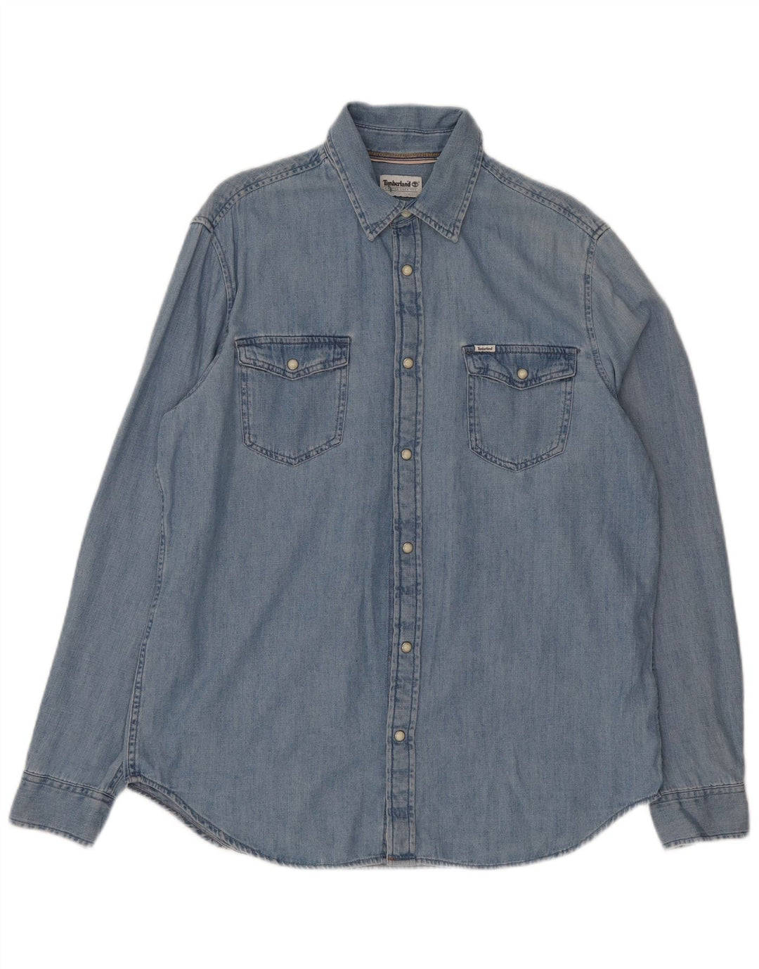 Timberland Herre Regular Fit denimskjorte Stor blå bomuld