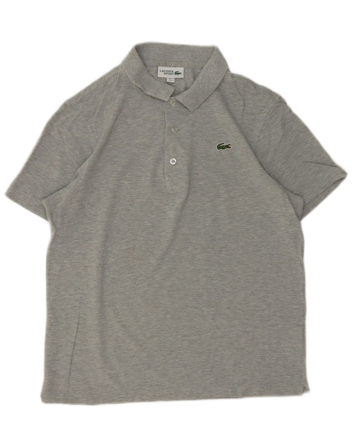 Lacoste herre poloskjorte str. 4 Medium Grey Flecked Bomuld