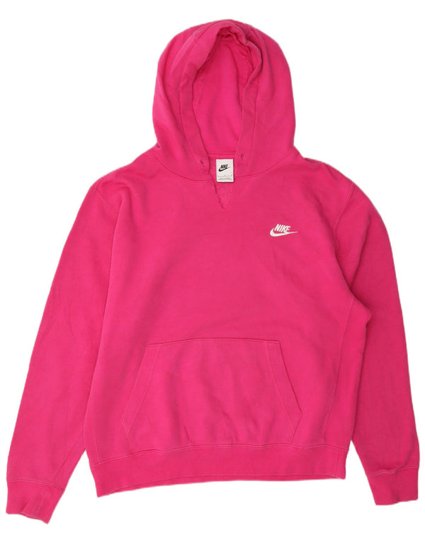 Nike Dame Hættetrøje UK 16 Large Pink Bomuld