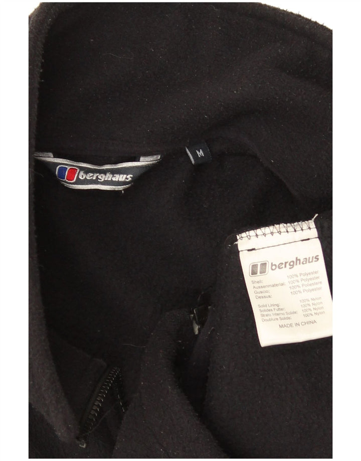 Berghaus Herre Liner Fleece Jakke UK 38 Medium Sort Polyester