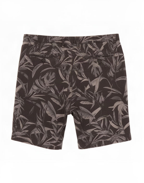 Ted Baker Herre Chino Shorts Large W36 Black Floral Bomuld