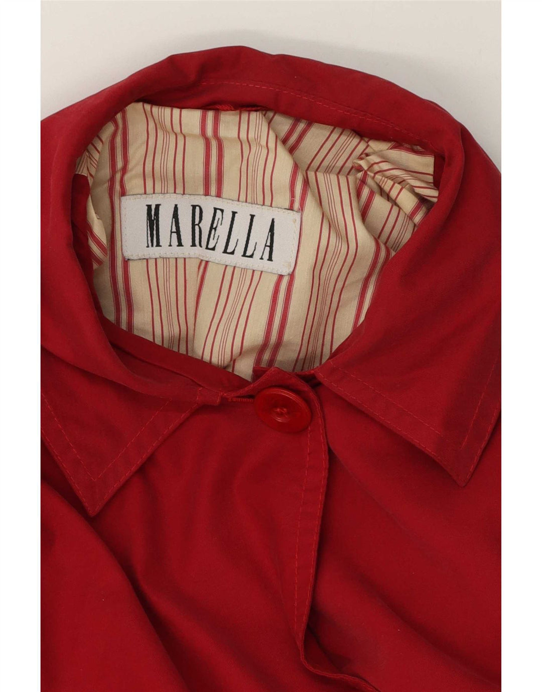 Marella Trench Coat til kvinder UK 22 3XL Rød