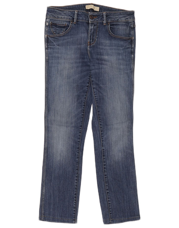 Zara Dame Slim Jeans EU 38 Small W28 L27 Blå