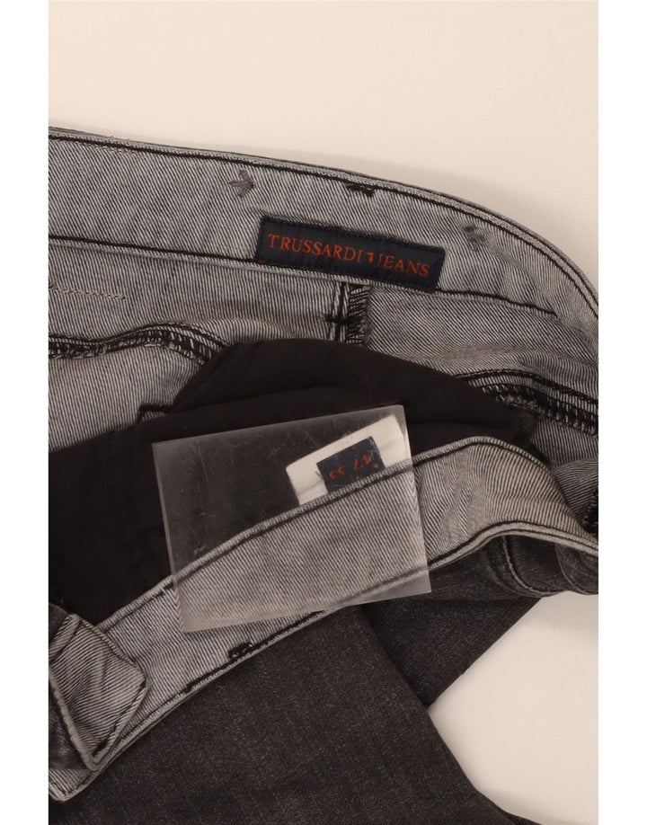 Trussardi Straight Jeans til mænd W33 L26 Grå