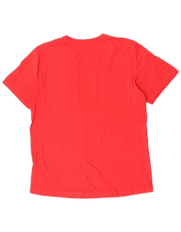 Nike grafisk t-shirt til mænd, medium rød bomuld
