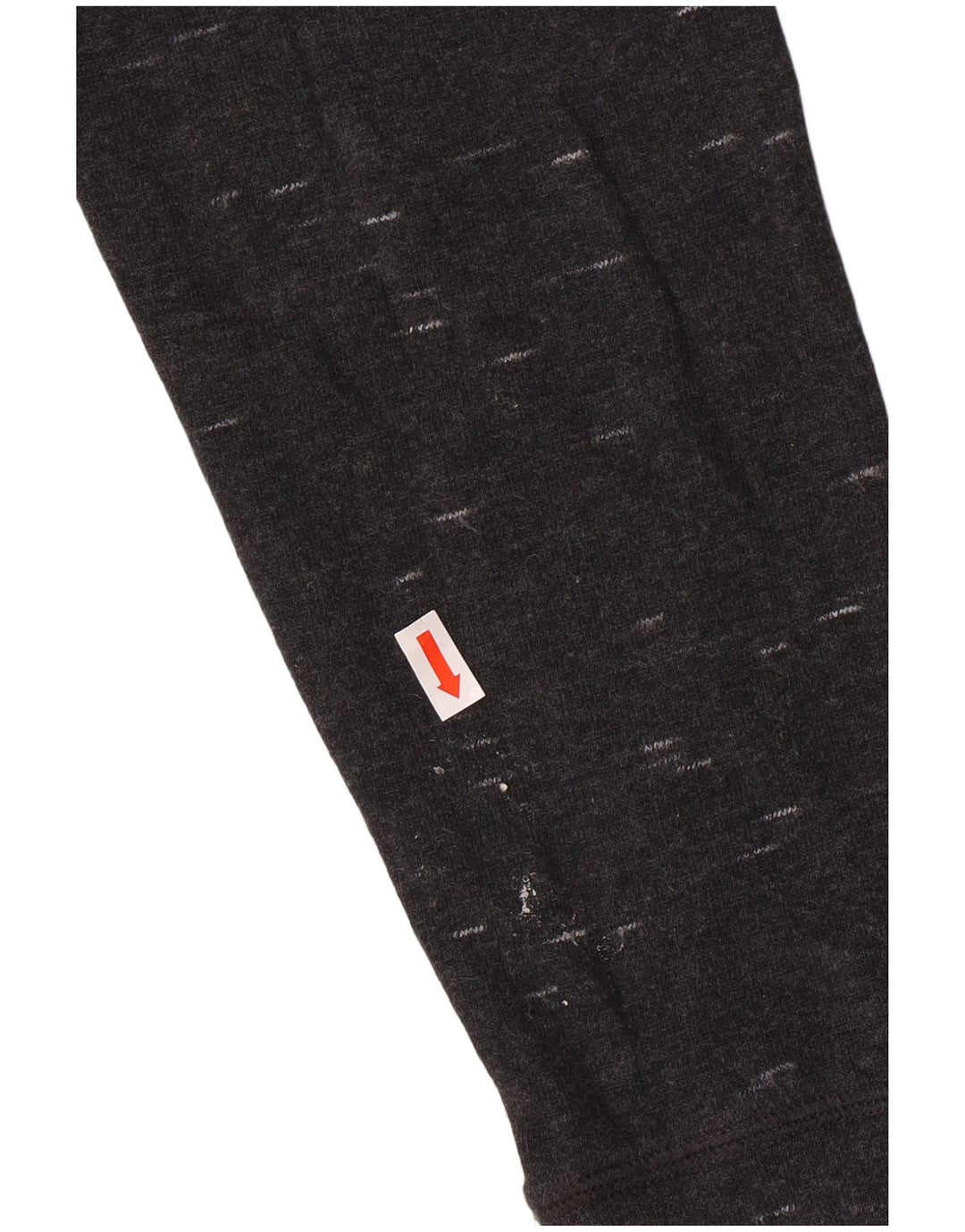 Champion Dame Oversized Hoodie Jumper UK 10 Small Grey Flecked Bomuld