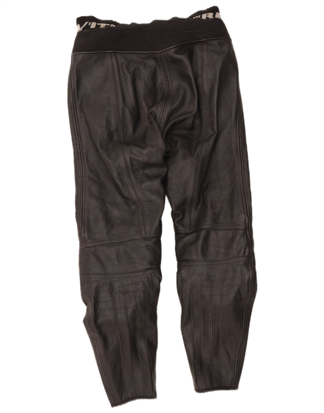 Rev'it Herre bikerbukser i læder IT 48 Medium W30 L29 sort læder
