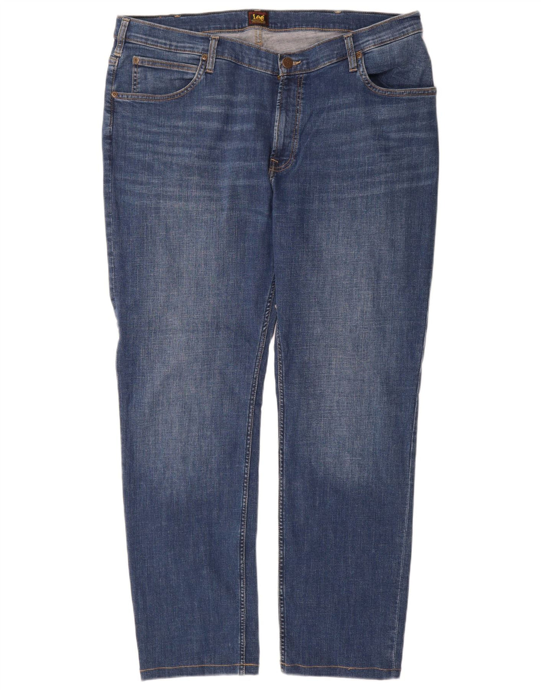 Lee Herre Rider Slim Jeans W40 L31 Blå Bomuld