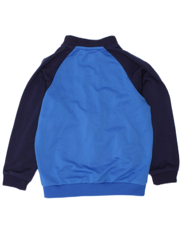 Puma Boys Grafisk træningsdragt Topjakke 2-3 år Blå Colourblock Polyester
