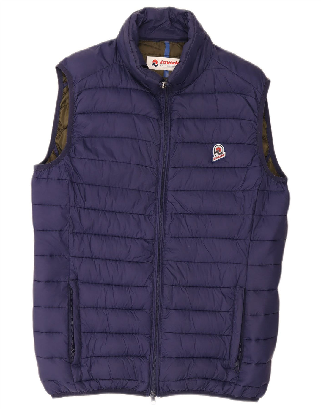 Invicta Herre Polstret Gilet UK 38 Medium Navy Blue Polyamid