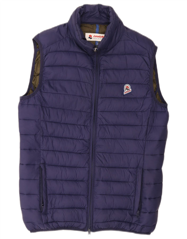 Invicta Herre Polstret Gilet UK 38 Medium Navy Blue Polyamid