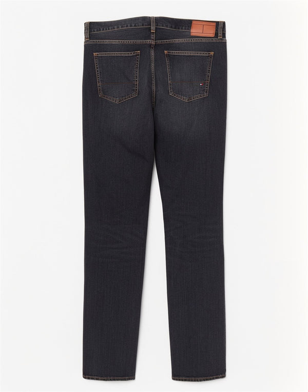 Tommy Hilfiger Lige Jeans til kvinder W31 L32 Blå Bomuld