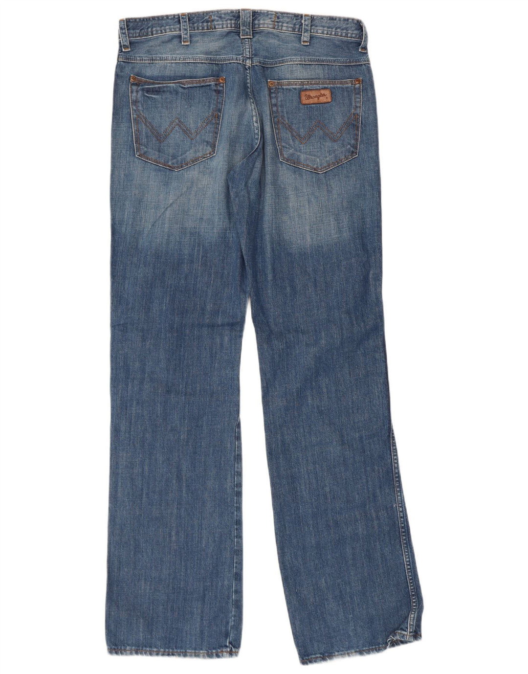 WRANGLER Mens Roxboro Straight Jeans W34 L34 Blue Cotton
