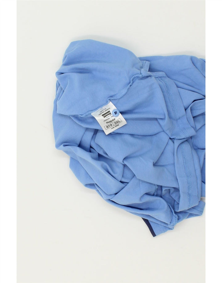 CARRERA Mens Polo Shirt 3XL Blue Cotton Vintage Carrera and Second-Hand Carrera from Messina Hembry 