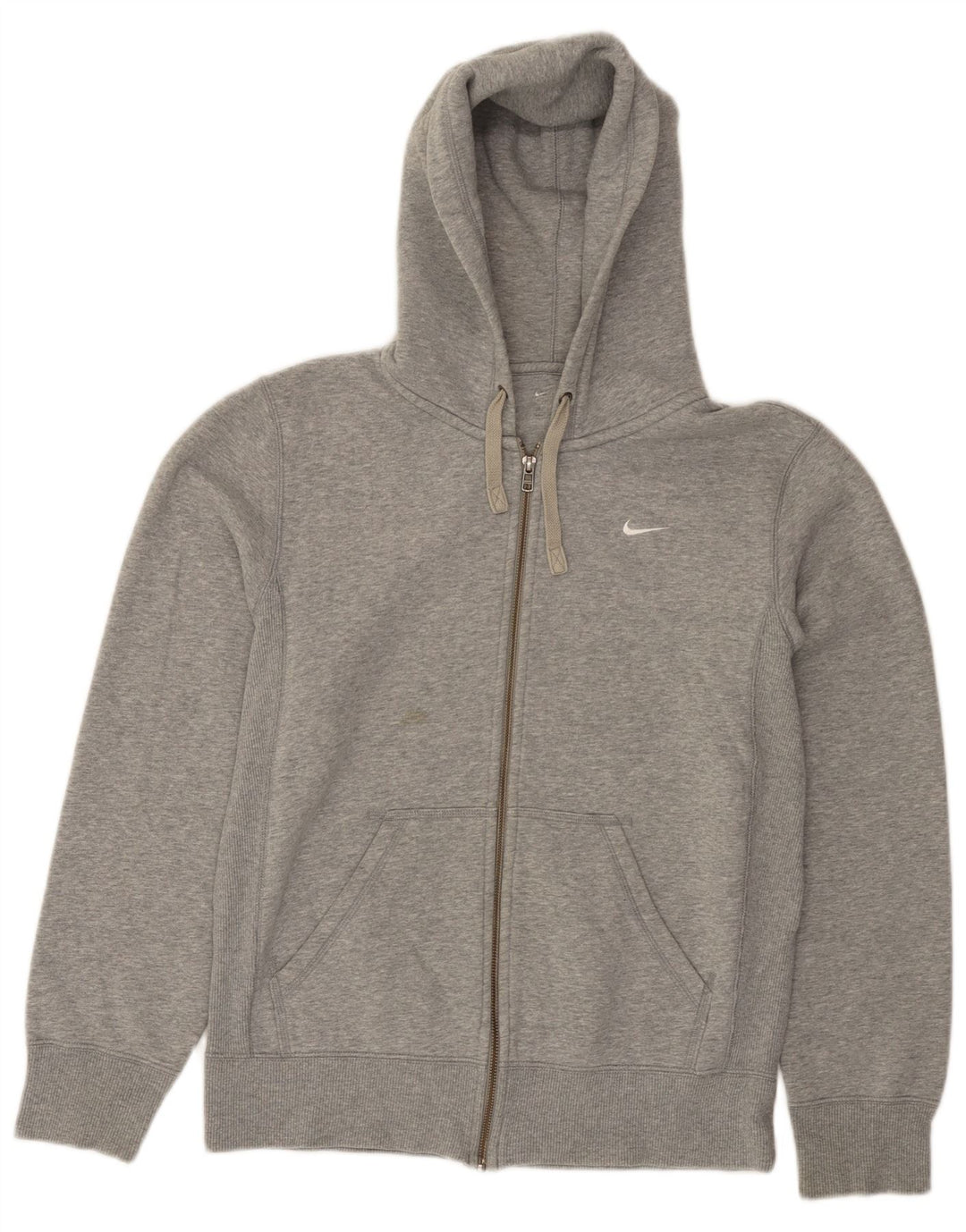 Nike hættetrøje med lynlås til mænd Medium Grey Flecked Bomuld