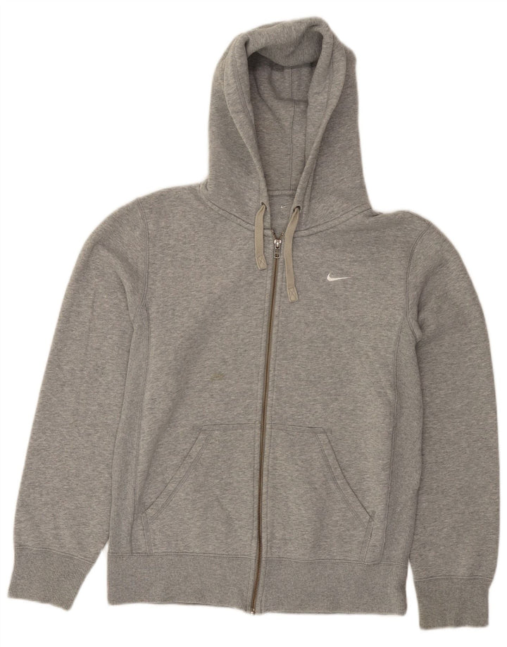 Nike hættetrøje med lynlås til mænd Medium Grey Flecked Bomuld
