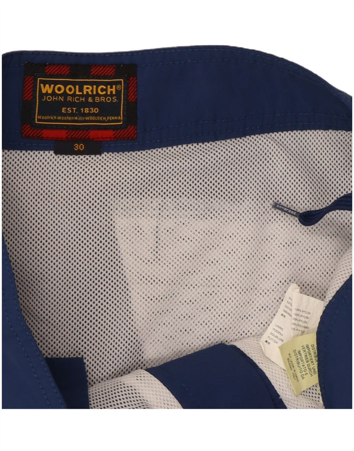 Woolrich Herre grafiske svømmeshorts Medium marineblå nylon