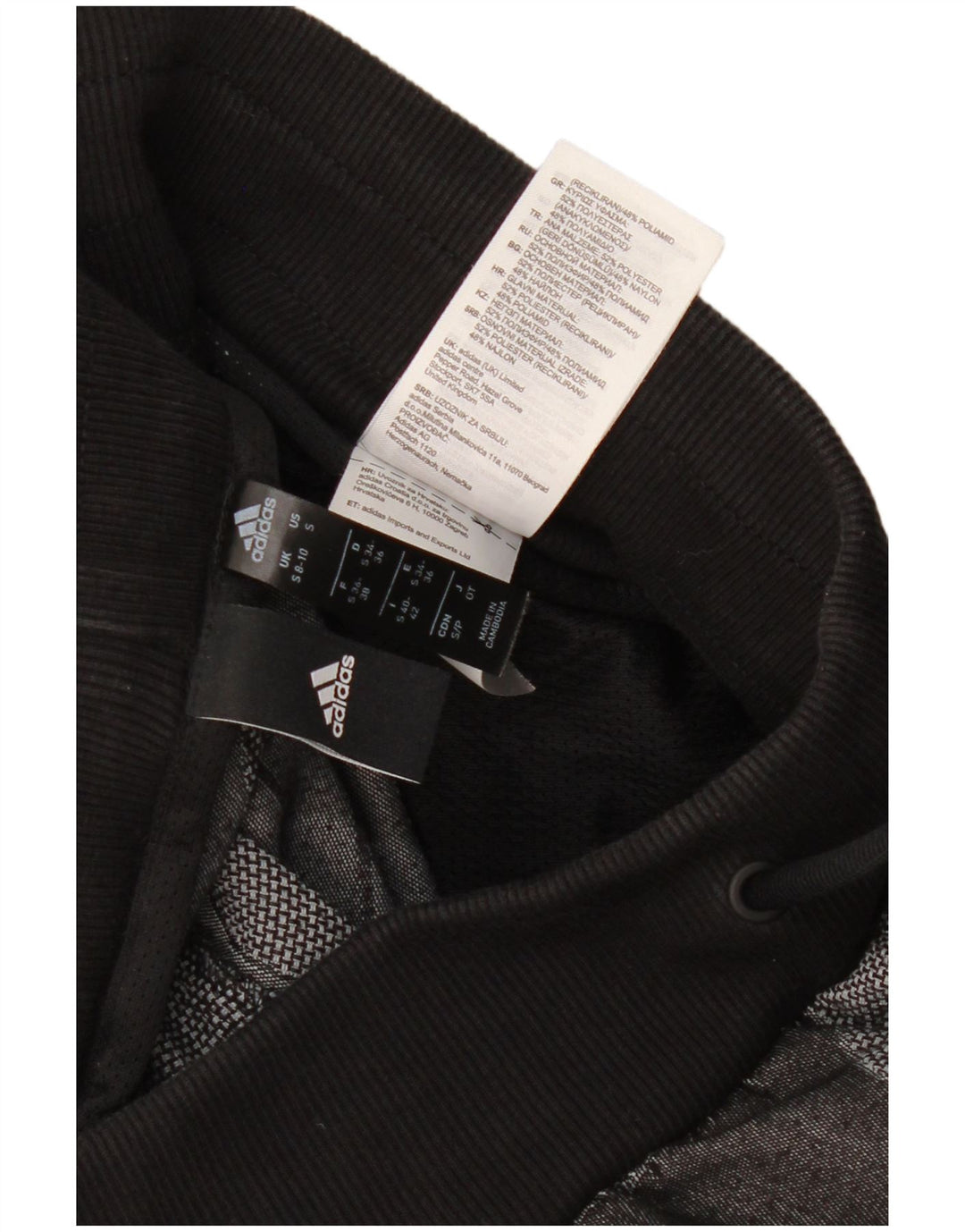 Adidas træningsdragt til kvinder Joggers UK 8/10 Small Black Geometric