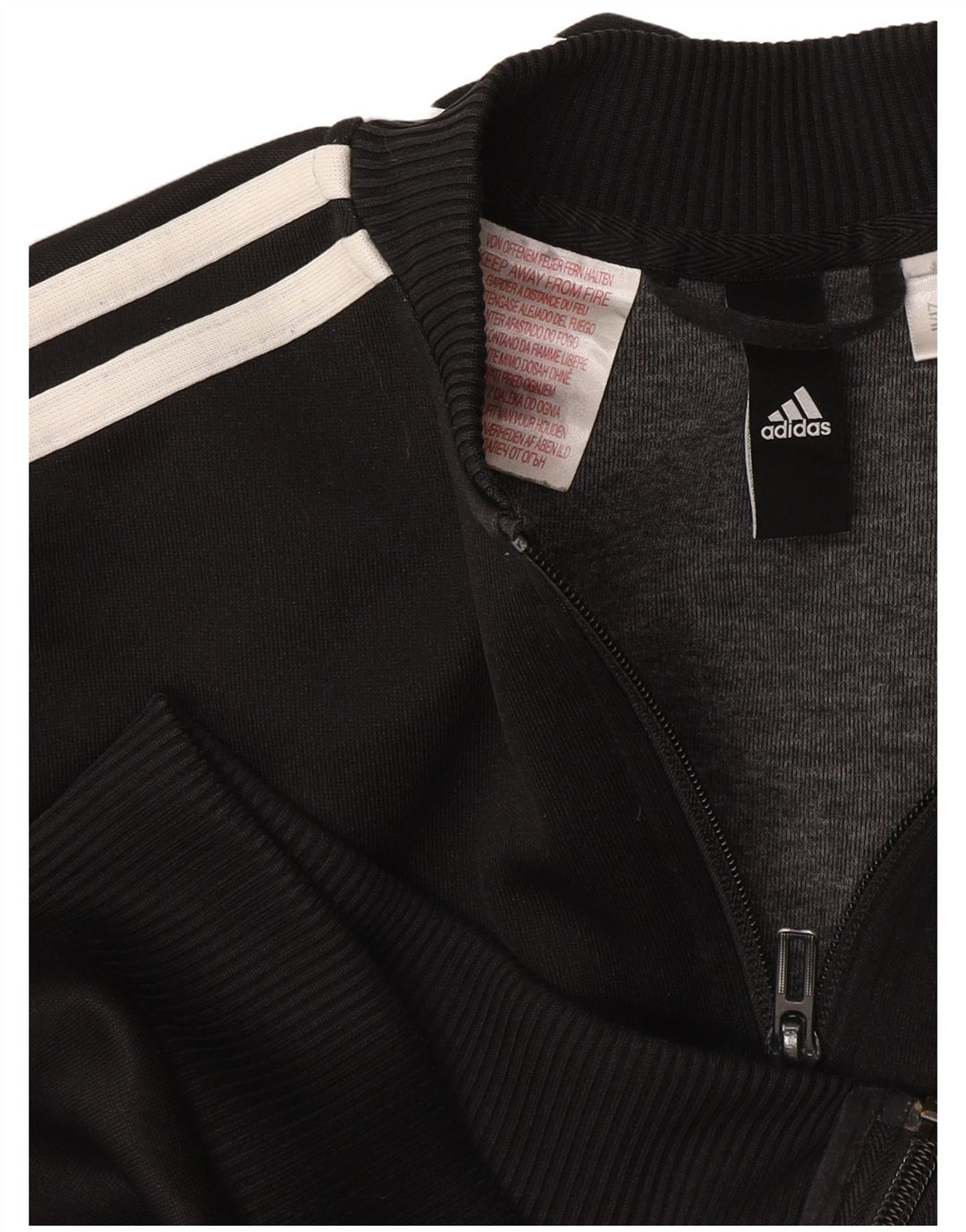 Adidas træningsdragt topjakke til kvinder UK 12 Medium Sort