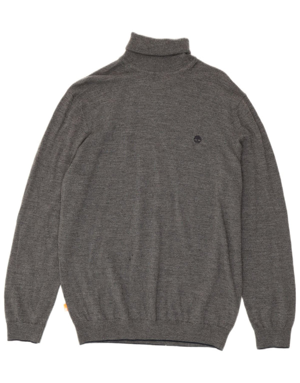 Timberland Herre Rullehalstrøje XL Grå Uld