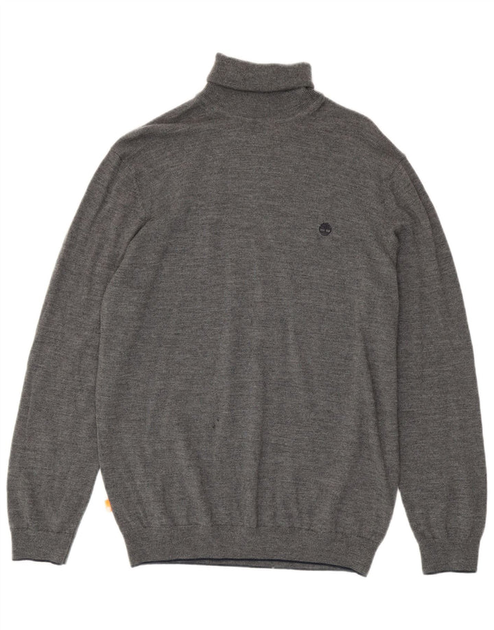 Timberland Herre Rullehalstrøje XL Grå Uld