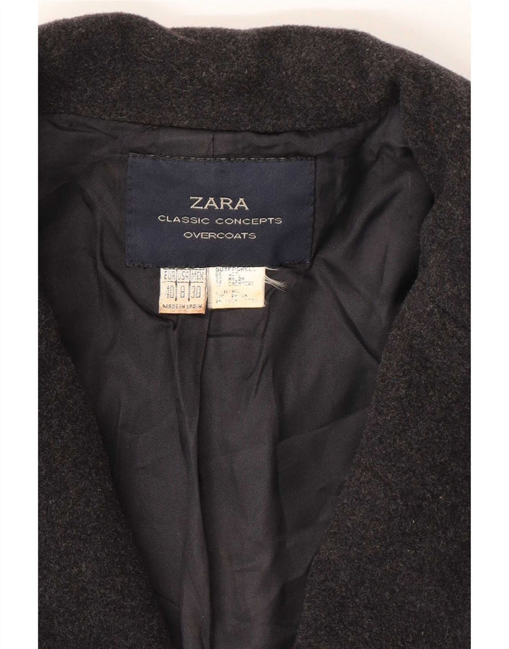 Zara Dame Overfrakke EU 40 Mellemgrå