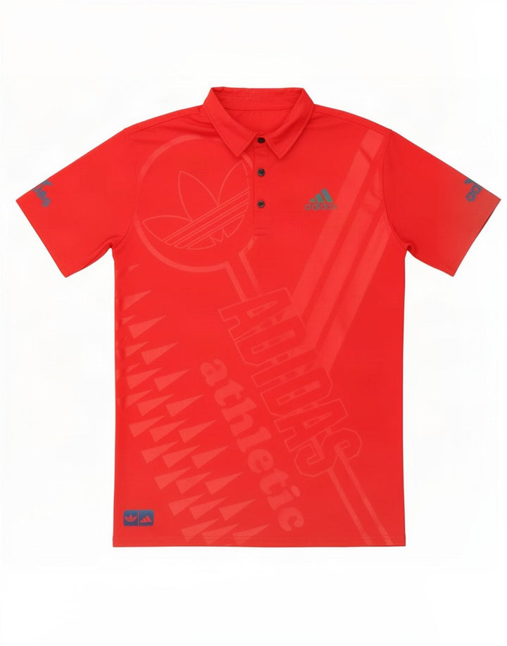 Adidas Grafisk Polo Shirt til mænd XL Rød