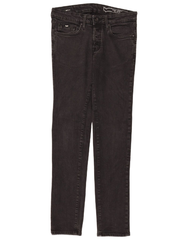 Gas Womens Anders Slim Jeans W33 L34 Black Cotton